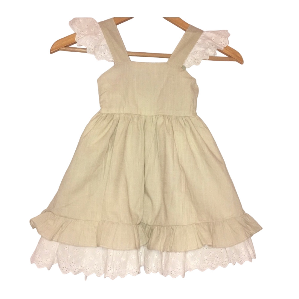 🍂COUNTRY COUTURE  cream  lace detail (6/12M) EUC gorgeous dress🍂
